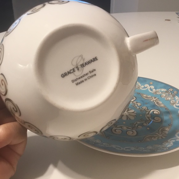 Grace’s Teaware Tea Cup and Saucer Set - Picture 5 of 6